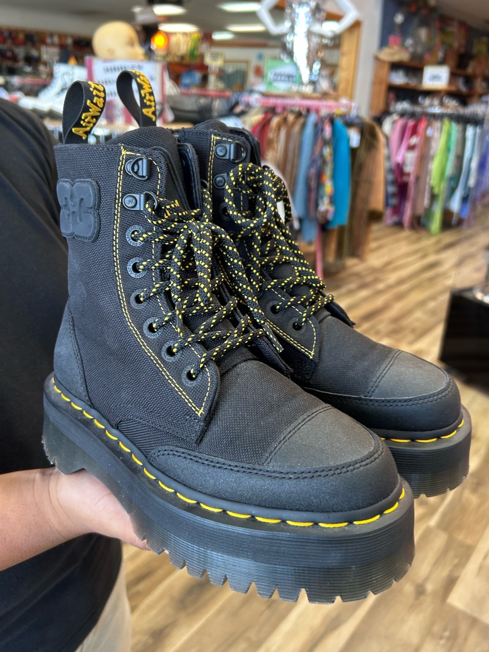 Dr.Martens GANNI JADON Extra Tough Platform Boots